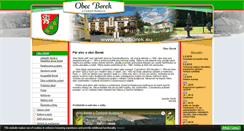Desktop Screenshot of obecborek.eu