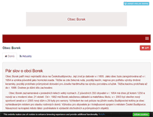 Tablet Screenshot of obecborek.eu