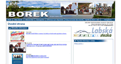 Desktop Screenshot of obecborek.cz